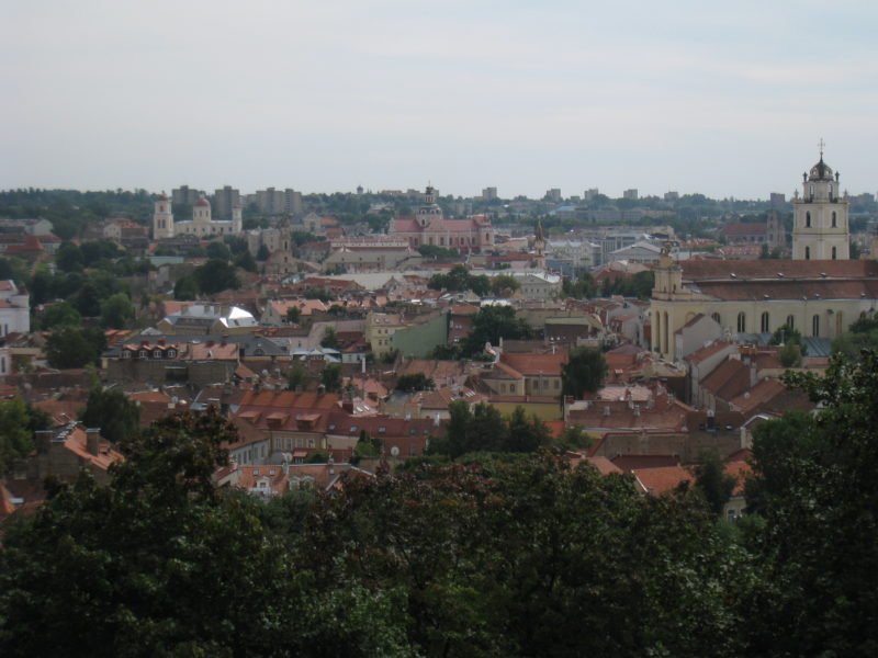 Vista dalla Torre di Gediminas