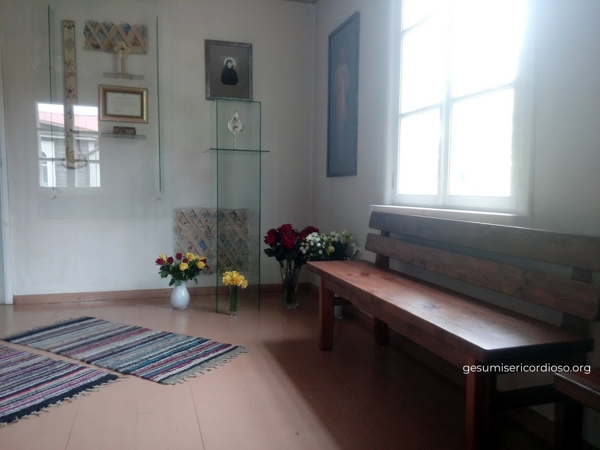 Interno della casa di Santa Faustina a Vilnius